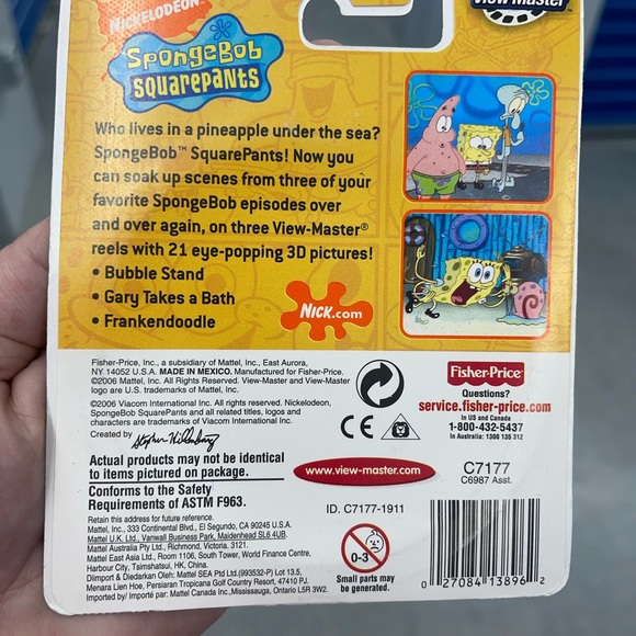 Mattel View master SpongeBob Disc 3 Pack (2006) - Picture 3 of 3